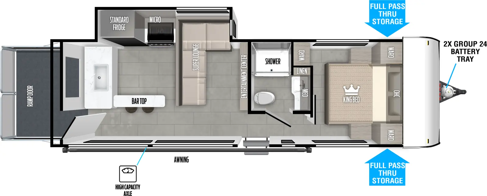 Salem Fsx 269VCVIEW Floorplan